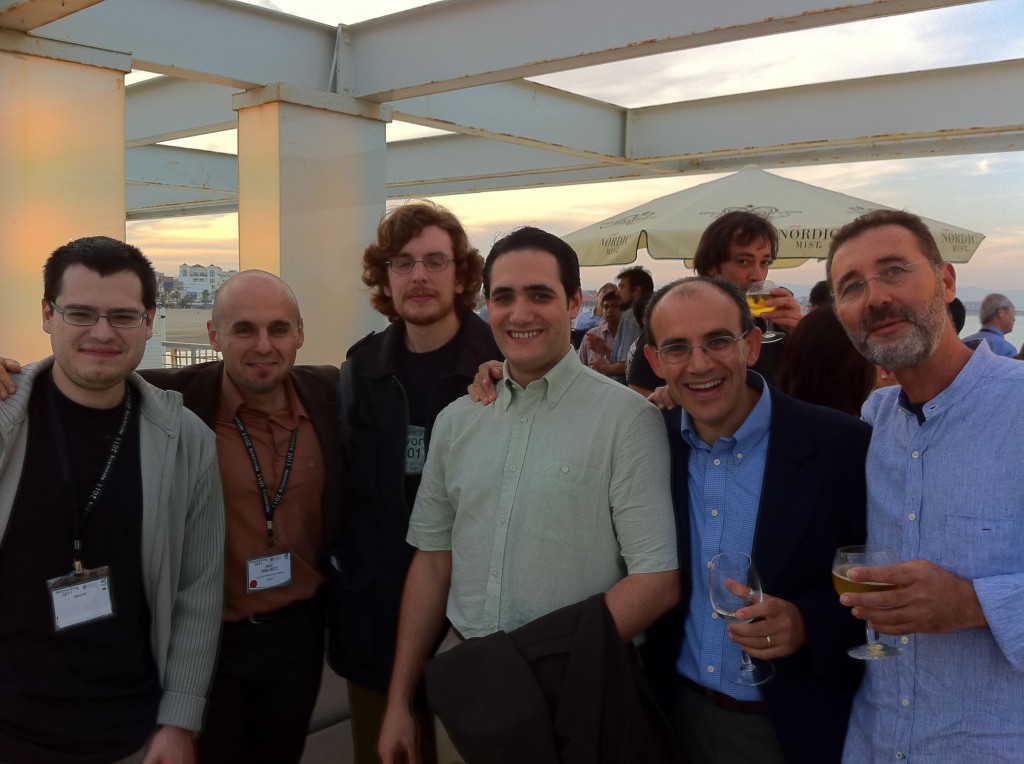 IFIP Networking 2011. Members from the GRC and the WARG groups attending to the gala dinner. 
