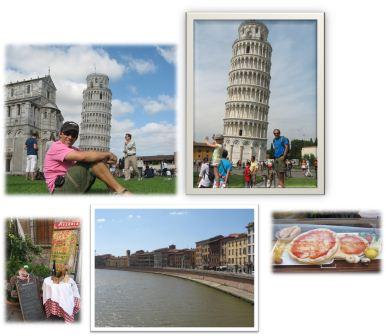 Visiting Pisa, on the way to Lucca, June 18 and 19, 2011.