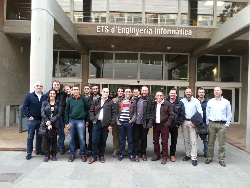 The Walkie Talkie Team. Coordination meeting in Valencia, January 17th, 2013.