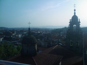 HTC 048 Santiago from the terrace of the School of History and Art, July 7th 2010.