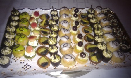 Enjoying French sweets!