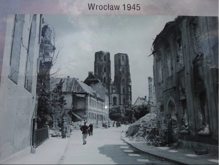 Wroclaw in 1945. After the 2nd World War.
