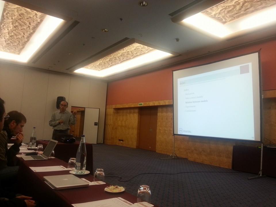 Presenting one of the papers!!!