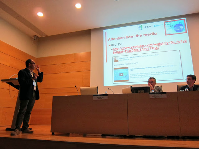 Wireless Days 2013, Closing ceremony.