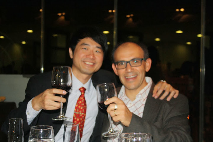 With my friend and pioneer professor C-K. Toh. IEEE Fellow.