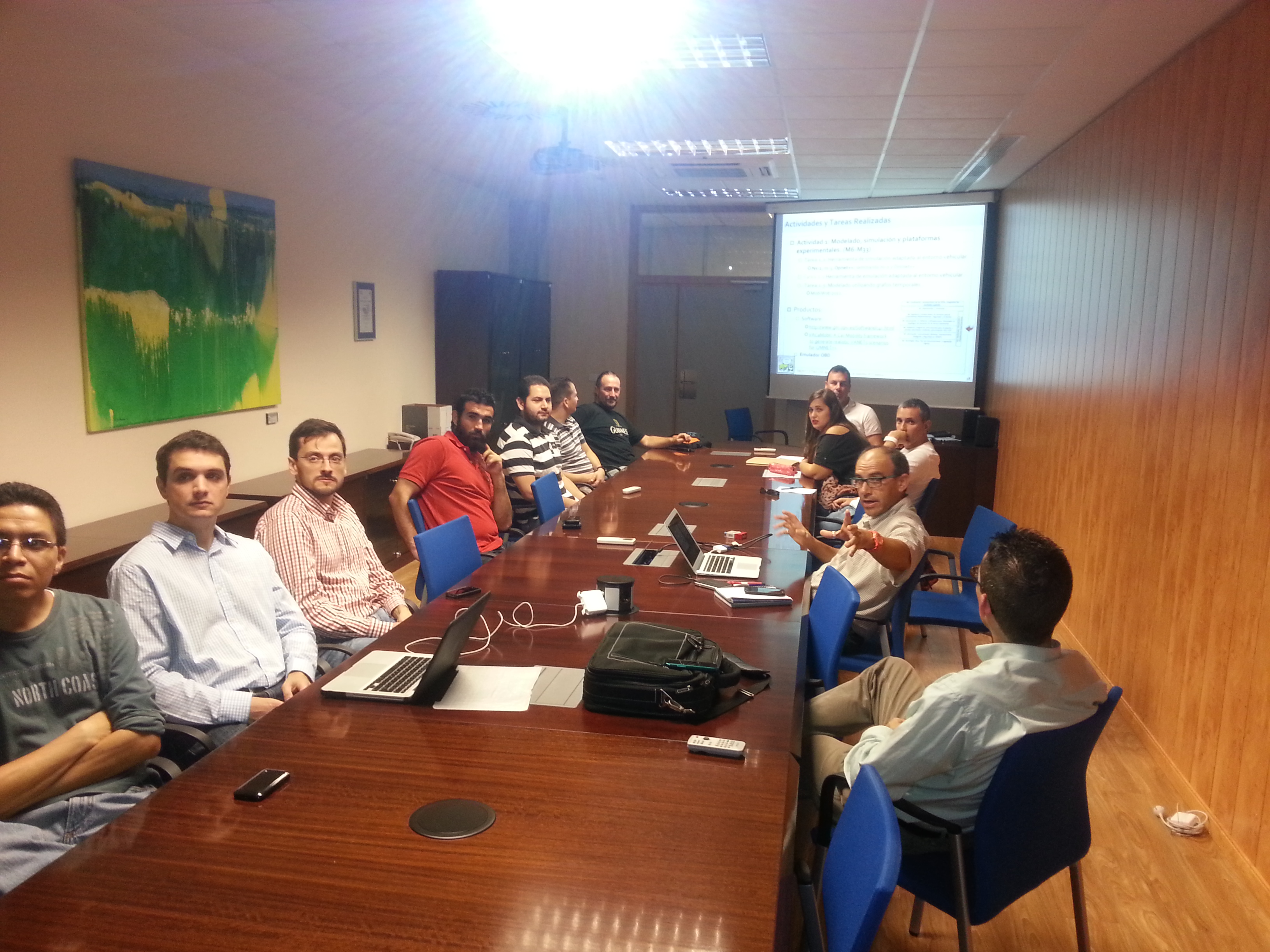 Walkie Talkie National project. Coordinated meeting in Valencia.