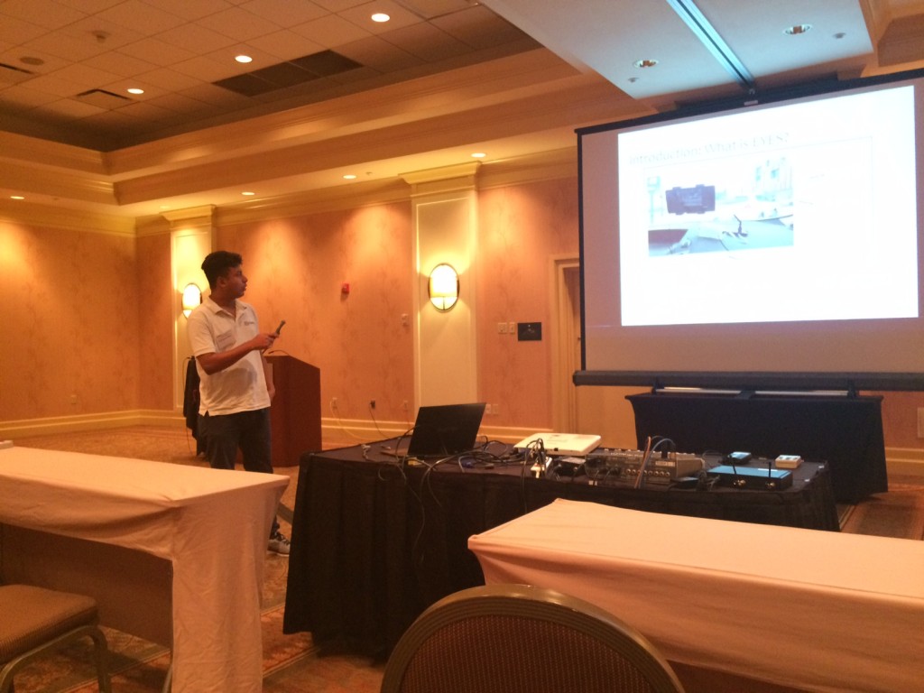 Subha presenting our paper at LCN major track!